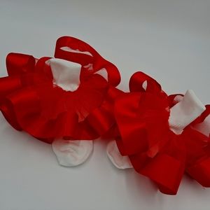 Tulle ruffle girl socks